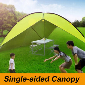 Outdoor Large Single Side Canopy Awning Tent Beach Sun Shade Rainproof UV-proof