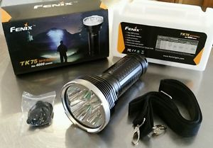 Fenix TK75 2015 5000+ Lumen 400K+ Lux 4x XPL LED Flashlight Torch Batteries incl