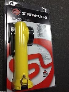 Qty 5 -2015 Model 175 Lumens STREAMLIGHT SURVIVOR LED Yelw  4AA FLASHLIGHT 90541