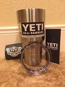 Lot Of 10 Yeti 30oz Ramblers Tumbler Cups Stainless Steel NEW!