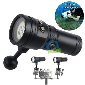 MK-13 100m Diving Photography Underwater Waterproof LED Flashlight + Battery【UK】