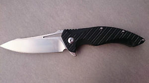 Brous T4 flipper, satin - serial number 60 - taschmesser