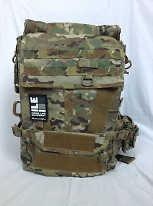 Custom Inside Line Equipment ILE Default MOLLE Multicam Rolltop Backpack