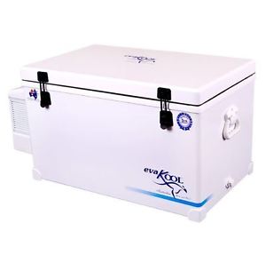 EvaKool 110L Fibreglass 12v 24v Portable Camping Fridge and/or Freezer 4WD 4x4