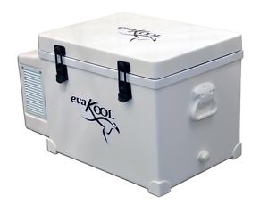 EvaKool 47L Fibreglass 12v 24v Portable Camping Fridge and/or Freezer 4WD 4x4