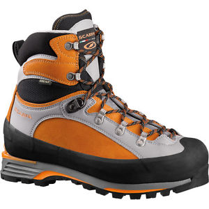 Scarpa Triolet Pro GTX Mountaineering Boot - Men's Orange / Grey US 12.5 EU 46.5