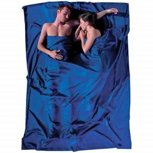Cocoon Double Travelsheet Silk Ultramari - Responds Well To Changing Temperature