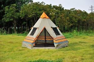 Pyramid Tee-Pee Camping Beach Fishing Hunting Survival Scouts Party Tent