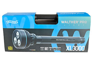 Walther XL3000 2550 Lumens Flashlight Camping Festivals Treking Hiking Outdoors