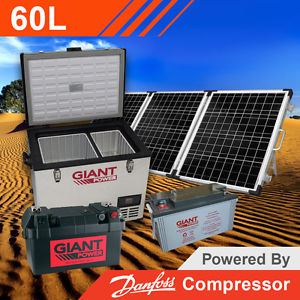 Giant Power 60L Complete Solar Fridge Kit [Fibreglass Upgrade]