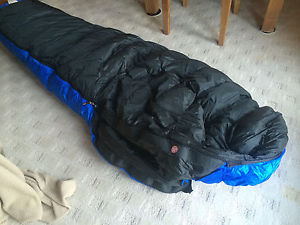 Western Mountaining Puma GWS down sleeping bag. 6 foot Length(size medium).