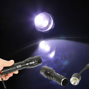 Lot50x 500m 3000 Lumens S2 10W LED Focusing Zoomable Light Flashlight Waterproof