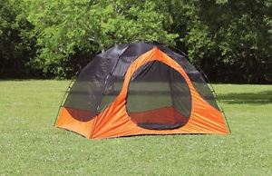 115" x 101" Full Rainfly 5 Person Orange Camping Hiking Outdoor Mountain Tent