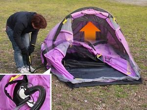 Set-up of just put DOPPELGANGER OUTDOOR 2 people air frame tent T2-192