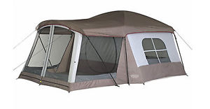8-Person Family Outdoor Camping Tent, Rainfly Accessory, Instant Shelter, 2-Room