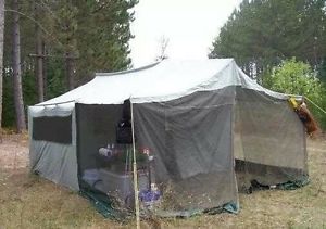 Laacke And Joys Vintage Wildwood Wrangler Tent With Screened Porch
