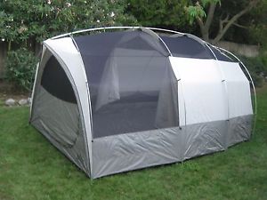 REI Kingdom 8 tent a 2016 model  and REI Kingdom Garage.