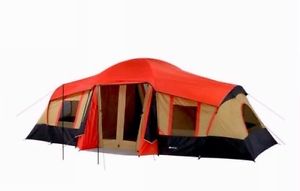 OZARK Trail 10-Person 3-Room Outdoor,Vacation Tent With Built-In-Mud Mat!