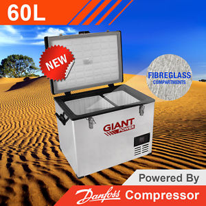 Giant Power 60L Fibreglass Portable Fridge/Freezer