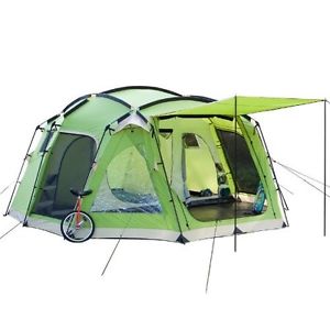 Family Tent 8 Person Large Camping Holiday Festival Summer Outdoor Green/Sand