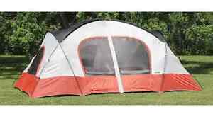 Removable Room Divider Panel Bull Canyon 3 Large Windows 2 Room Cabin Dome Tent