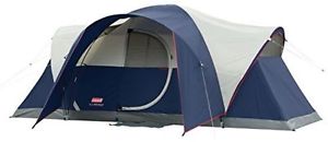 Coleman Elite Montana 8 Person Tent LED Hinged Door Polyester Taffeta Flysheet