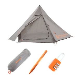 DOPPELGANGER OUTDOOR for 2-3people a one-pole tent T3-44 lightweight easy set-up