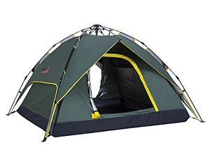 Makino 3-4 people outdoor camping instant one-touch tent Bobachisui sunscreen