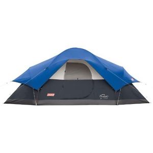 & SEALED! Coleman 8-Person Red Canyon Tent with Weathertec System Blue