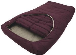 Outwell Conqueror Double Sleeping Bag - Plum - One Size
