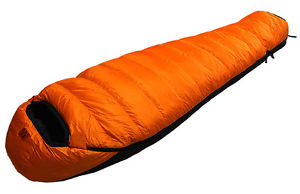 Mount Cold Weather Duck Down Sleeping Bag Yellow-orange 1500g Camping Travel