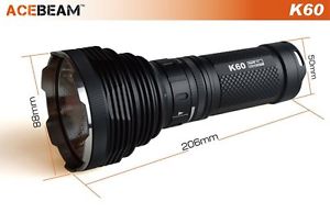 ACEBeam K60 Cree XHP70 LED 5000lm 704m Magnetic Ring Flashlight Outdoor Hunting
