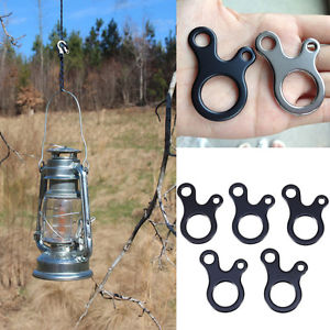 5x EDC Outdoor Survival 3Hole Buckle Knotting Tool Multi-purpose Stainless steel