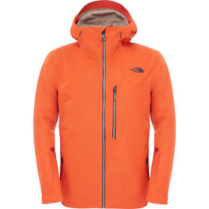 North Face Fuseform Brigandine 3l Mens Jacket Coat - Zion Orange All Sizes