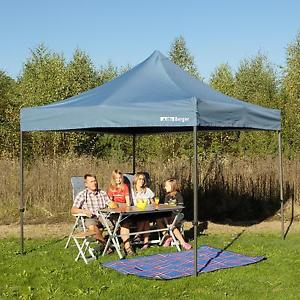 Berger Faltpavillon 3x3 Meter höhenverstellbar Faltgestänge 24,5 kg Camping Gart