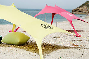 Beach Sun Shelter Tent Sunshade Outdoor For 7 Persons Color Green Canopy camping