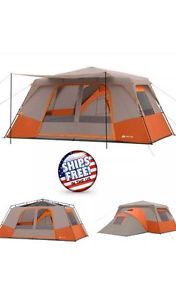 11 Person Instant Cabin Tent Large 3 Room Oudoor Family Camping Ozark Trail