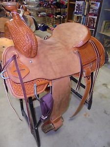 16" ROCKING T RANCH CUTTER WESTERN SADDLE 1 749
