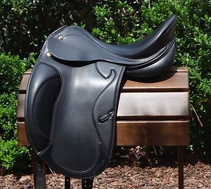 Prestige OptiMax Dressage Saddle – 17 M  All Calf Leather