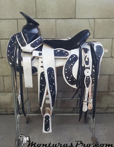 15" Charro Saddle Montura Charra