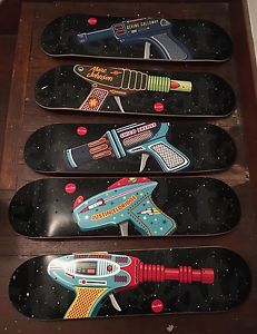 Set Of 5 Chocolate Skateboards Circa Early 2000's Ray Gun Series