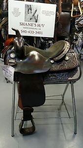 15" Bighorn Saddle with Silver