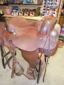 15" HEREFORD ROPER SADDLE 3-958