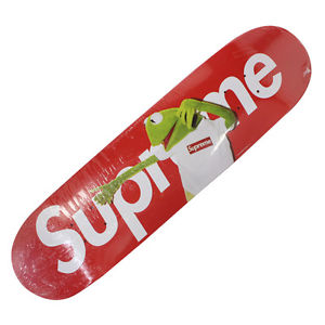 SUPREME  Kermit the frog 08SS Kermit full logo skate deck RED FREE