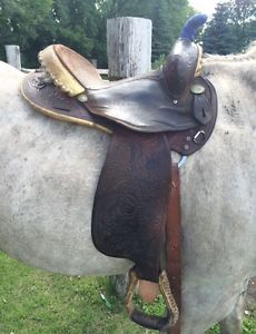14.5" Circle Y Barrel Saddle