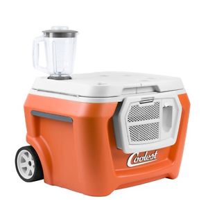Cooler Ice Box Blender Backyard Beach Tailgate Camping Wheels 20V Rechargeable