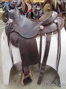 RW Bowman B-Light Trail Saddle 15" FQHB Lightly Used NICE