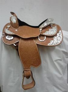 Circle Y Silver Twilight Western Show Saddle 2833-2602-05 Full Quarter Horse Bar