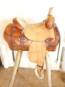 15" H. King All Around Barrel Racing Saddle Full Quarter Horse Bars