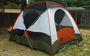 REI Base Camp 6 Person Tent With Rainfly & Footprint - 3 Season - Excellent Cond
